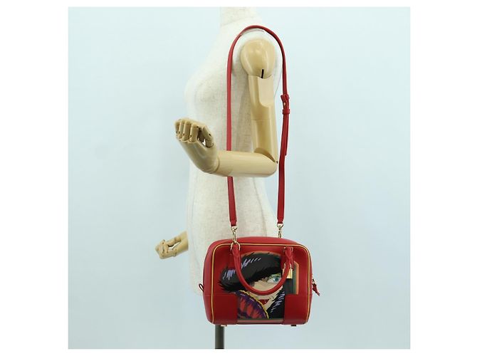 LOEWE – Strega dei Rifiuti di Ghibli Castello Errante di Howl Amazona 19 Auth 166904SM Rosso - vista 31