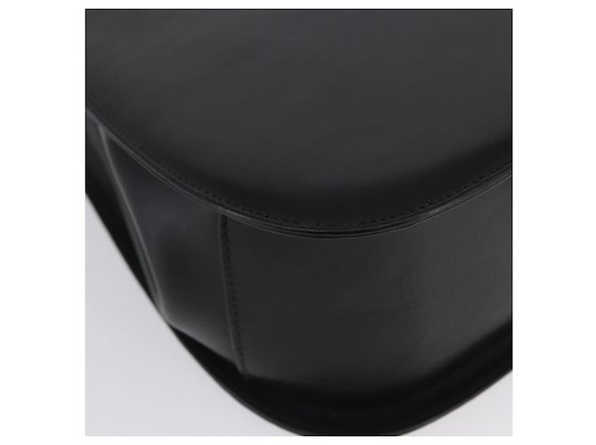 Borsa a mano Gancini in pelle nera e oro Salvatore Ferragamo Auth ARZ224 Nero D'oro - vista 10