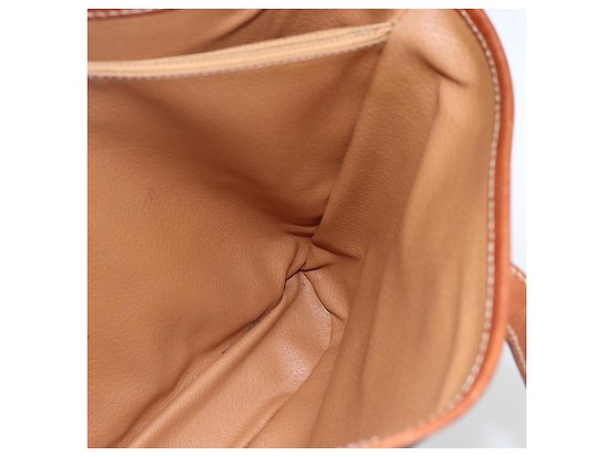 Céline Borsa a mano in tela Macadam CELINE in pelle PVC marrone oro Auth gh1781 D'oro - vista 16