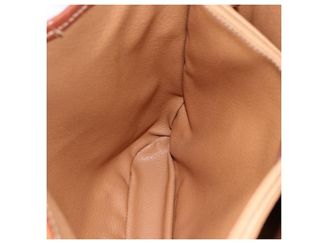 Céline Borsa a mano in tela Macadam CELINE in pelle PVC marrone oro Auth gh1781 D'oro - vista 17
