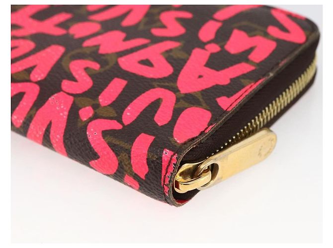 Zippy Geldbörse Monogram Graffiti LOUIS VUITTON Rosa M93710 Auth LNZ129V Pink Monogramm - Ansicht 15