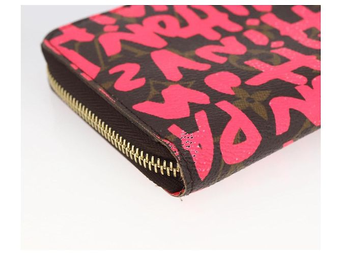 Zippy Geldbörse Monogram Graffiti LOUIS VUITTON Rosa M93710 Auth LNZ129V Pink Monogramm - Ansicht 16