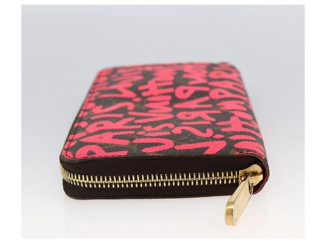 Zippy Geldbörse Monogram Graffiti LOUIS VUITTON Rosa M93710 Auth LNZ129V Pink Monogramm - Ansicht 3