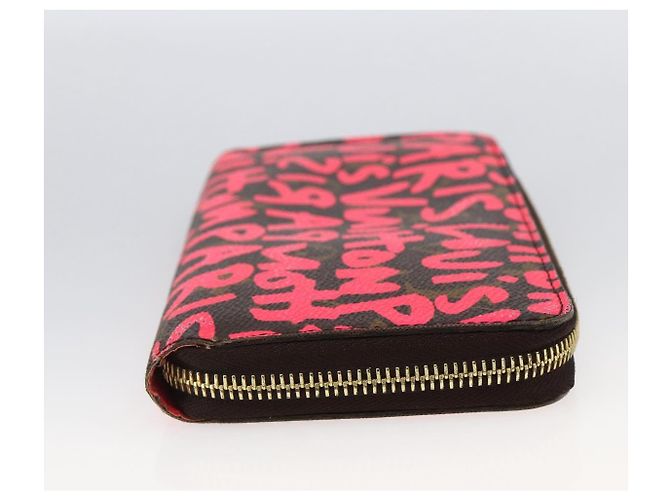 Zippy Geldbörse Monogram Graffiti LOUIS VUITTON Rosa M93710 Auth LNZ129V Pink Monogramm - Ansicht 4