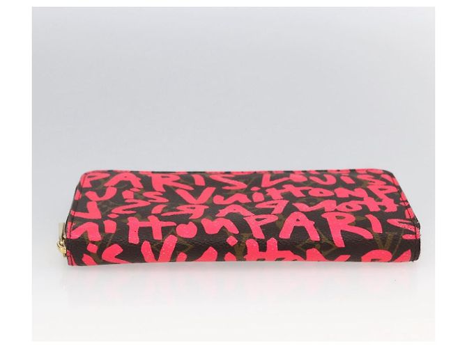 Zippy Geldbörse Monogram Graffiti LOUIS VUITTON Rosa M93710 Auth LNZ129V Pink Monogramm - Ansicht 6