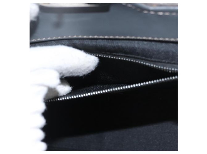 Borsa a Spalla FENDI Velluto Grigio Argento Auth bs33575 Marrone - vista 22