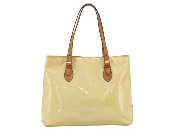 LOUIS VUITTON Schultertasche Brentwood Monogram Vernis Perle M91512 LV Auth ka2652 - Ansicht 2