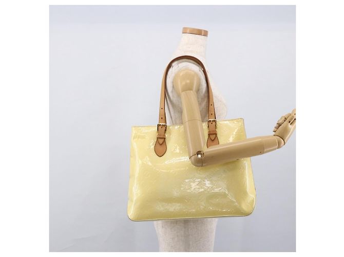 LOUIS VUITTON Schultertasche Brentwood Monogram Vernis Perle M91512 LV Auth ka2652 - Ansicht 21