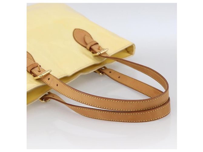 LOUIS VUITTON Schultertasche Brentwood Monogram Vernis Perle M91512 LV Auth ka2652 - Ansicht 7