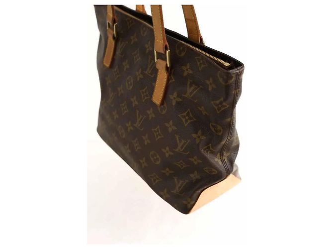 Louis Vuitton Borsa a mano Piano in pelle marrone - vista 3