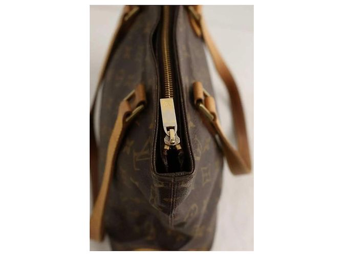 Louis Vuitton Borsa a mano Piano in pelle marrone - vista 7