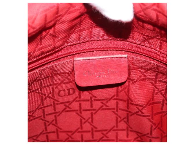 Sac à main Canage en nylon noir et argent Christian Dior Auth bs32773 Argenté - vue 16