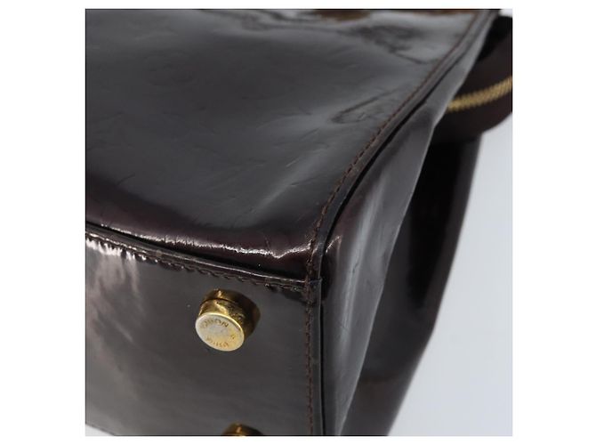LOUIS VUITTON Borsa Blair MM Monogram Vernis 2way Amarante M91619 LV Auth 172517 Bordò - vista 16
