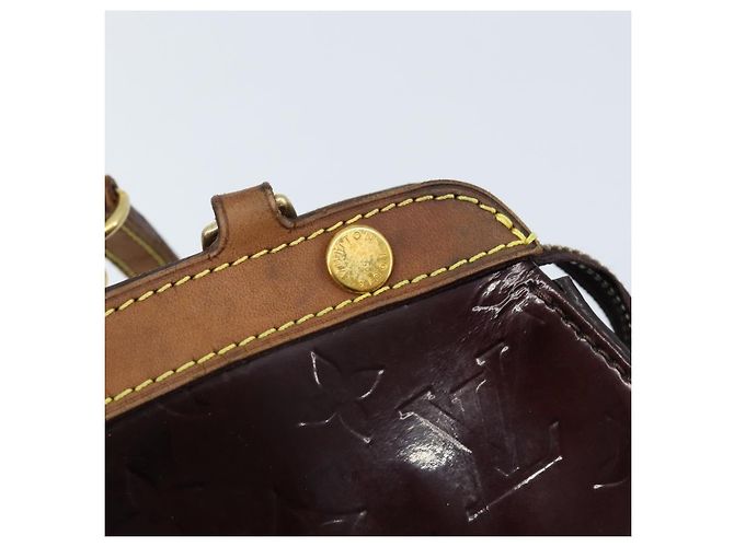 LOUIS VUITTON Borsa Blair MM Monogram Vernis 2way Amarante M91619 LV Auth 172517 Bordò - vista 20