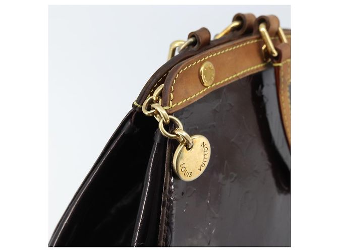 LOUIS VUITTON Borsa Blair MM Monogram Vernis 2way Amarante M91619 LV Auth 172517 Bordò - vista 21