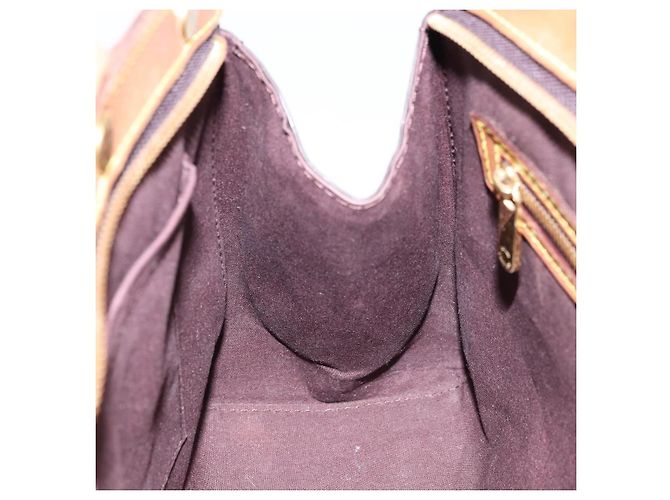 LOUIS VUITTON Borsa Blair MM Monogram Vernis 2way Amarante M91619 LV Auth 172517 Bordò - vista 24