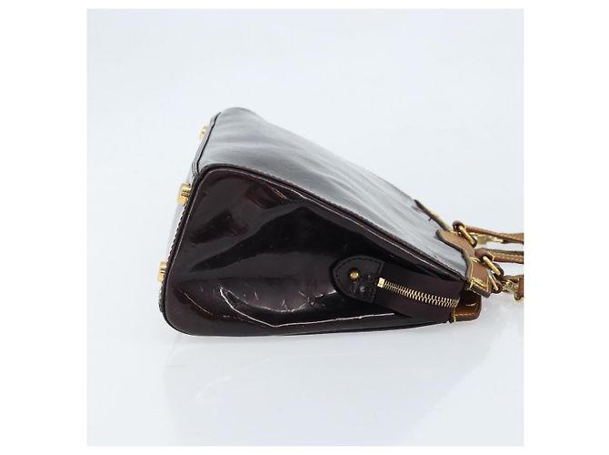 LOUIS VUITTON Borsa Blair MM Monogram Vernis 2way Amarante M91619 LV Auth 172517 Bordò - vista 3