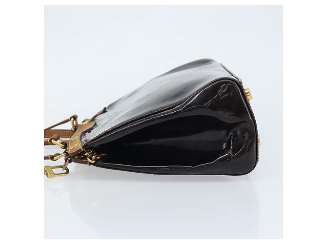 LOUIS VUITTON Borsa Blair MM Monogram Vernis 2way Amarante M91619 LV Auth 172517 Bordò - vista 4