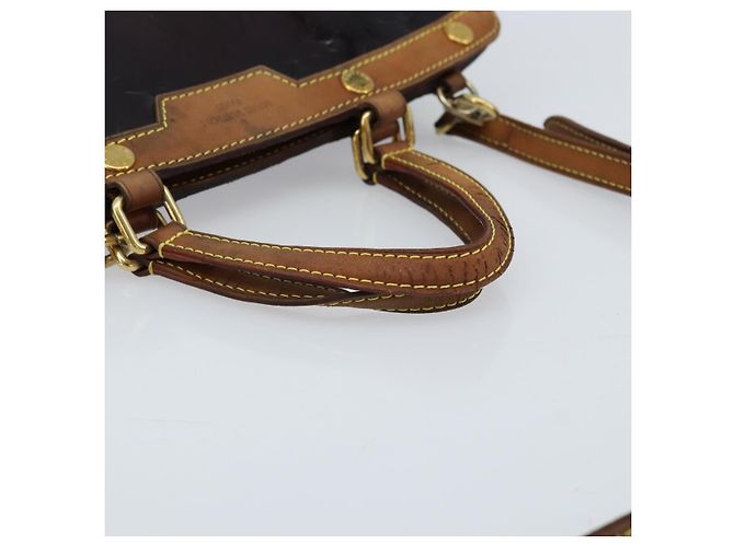 LOUIS VUITTON Borsa Blair MM Monogram Vernis 2way Amarante M91619 LV Auth 172517 Bordò - vista 7
