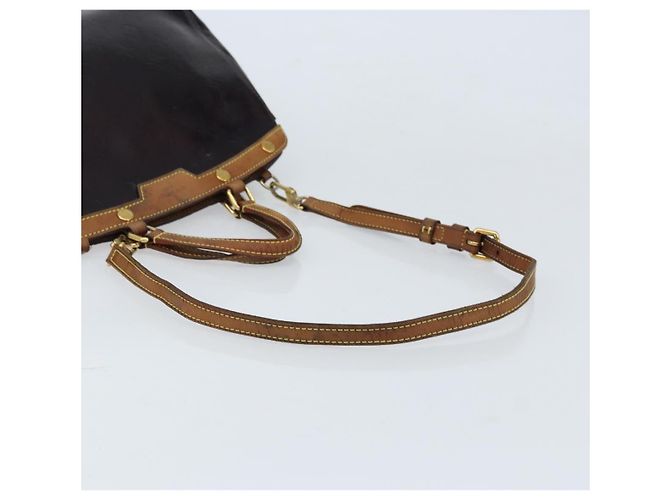 LOUIS VUITTON Borsa Blair MM Monogram Vernis 2way Amarante M91619 LV Auth 172517 Bordò - vista 8