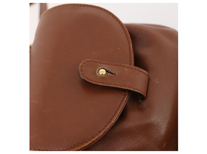 Zaino in pelle Gucci Bamboo marrone oro 003 1705 0030 Auth BA10744 D'oro - vista 16