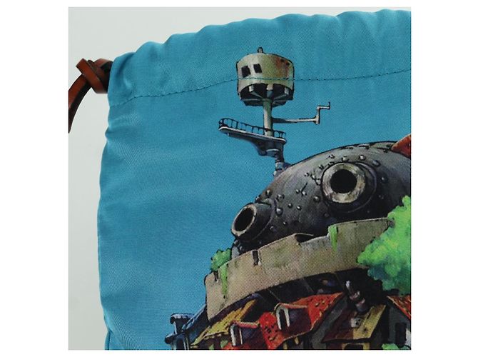 LOEWE - Pochette in tela multicolore del Castello Errante di Studio Ghibli Auth 166999SM - vista 17