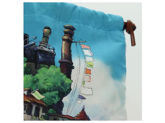LOEWE - Pochette in tela multicolore del Castello Errante di Studio Ghibli Auth 166999SM - vista 18
