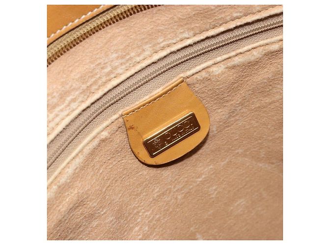 Gucci Borsa tote Micro GG Supreme in PVC beige e oro Auth ki6459 D'oro - vista 16