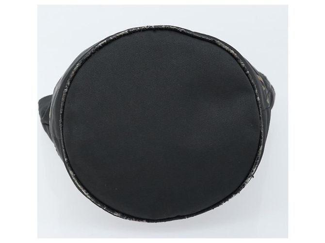 Borsa a mano FENDI in nylon nero Auth 172823 - vista 9