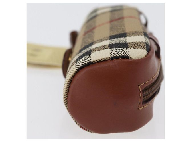 Burberrys Nova Check Golf Ball Case PVC Beige Auth 172556V - view 4