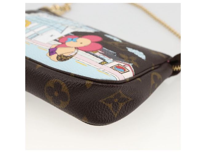 LOUIS VUITTON Monogram Vivienne Mini Pochette Accessoires M81633 Auth 167031SM Monograma - vista 14