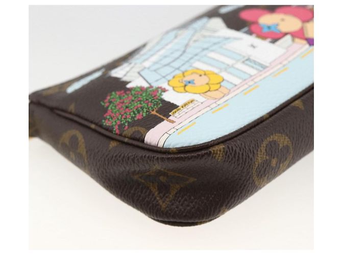 LOUIS VUITTON Monogram Vivienne Mini Pochette Accessoires M81633 Auth 167031SM Monograma - vista 15