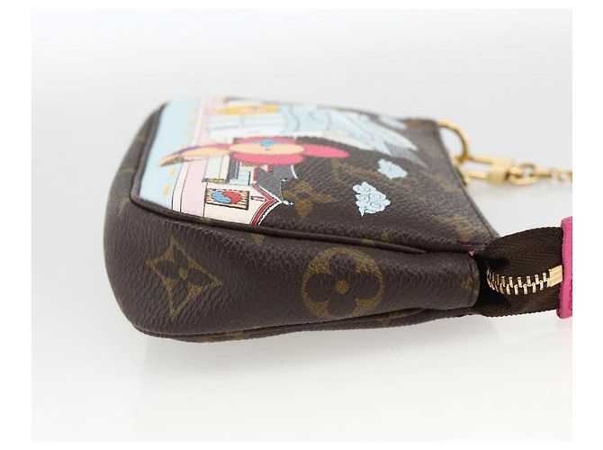 LOUIS VUITTON Monogram Vivienne Mini Pochette Accessoires M81633 Auth 167031SM Monograma - vista 4