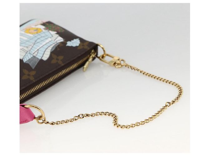 LOUIS VUITTON Monogram Vivienne Mini Pochette Accessoires M81633 Auth 167031SM Monograma - vista 7