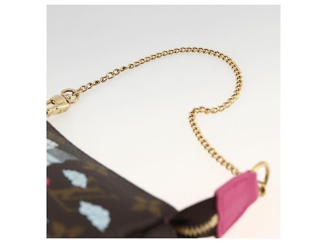 LOUIS VUITTON Monogram Vivienne Mini Pochette Accessoires M81633 Auth 167031SM Monograma - vista 8