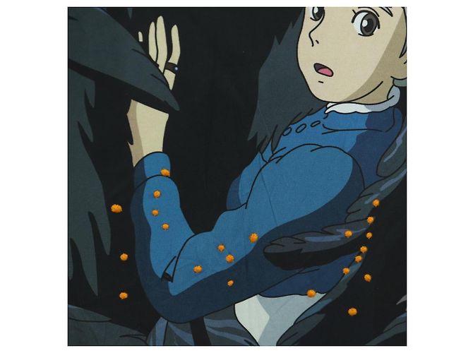 LOEWE ~ Studio Ghibli Castello Errante T-shirt Howl e Sophie Auth 166941SM Nero - vista 6