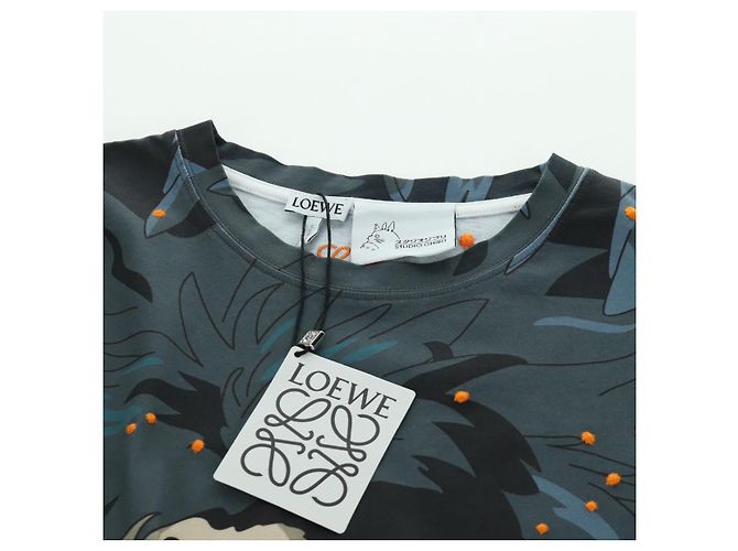 LOEWE ~ Studio Ghibli Castello Errante T-shirt Howl e Sophie Auth 166941SM Nero - vista 8