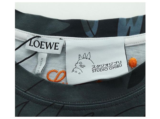 LOEWE ~ Studio Ghibli Castello Errante T-shirt Howl e Sophie Auth 166941SM Nero - vista 9