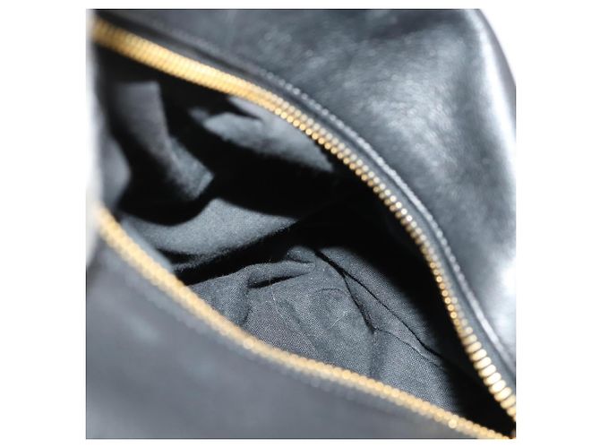 Borsa a Spalla Gianni Versace in Pelle Nera e Oro Auth BA10749 Nero D'oro - vista 18