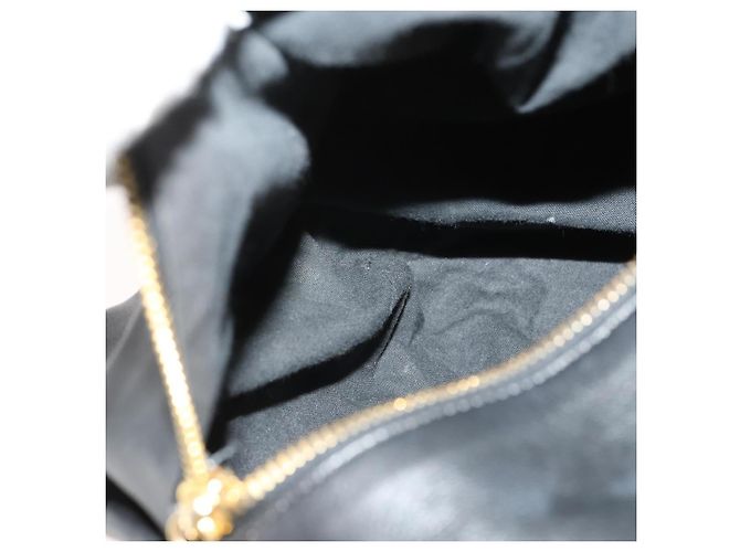 Borsa a Spalla Gianni Versace in Pelle Nera e Oro Auth BA10749 Nero D'oro - vista 19