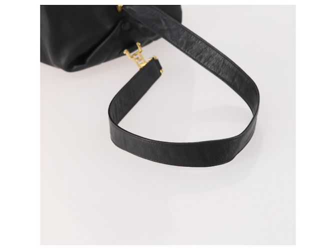 Borsa a Spalla Gianni Versace in Pelle Nera e Oro Auth BA10749 Nero D'oro - vista 7