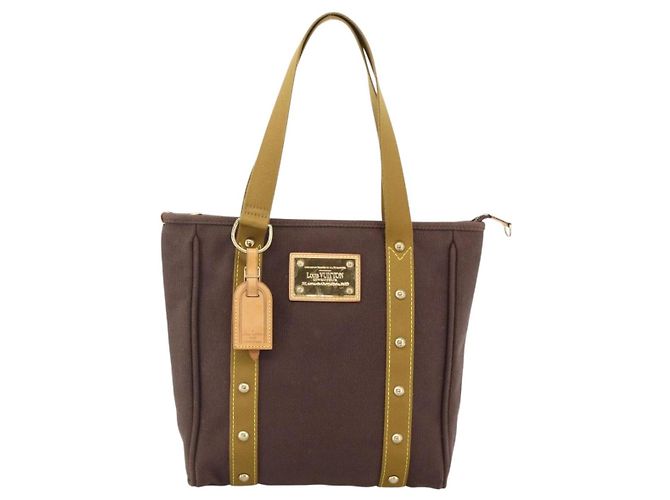 LOUIS VUITTON Antigua Cabas MM Borsa Tote Marrone M40086 LV Auth ka2778 - vista 2