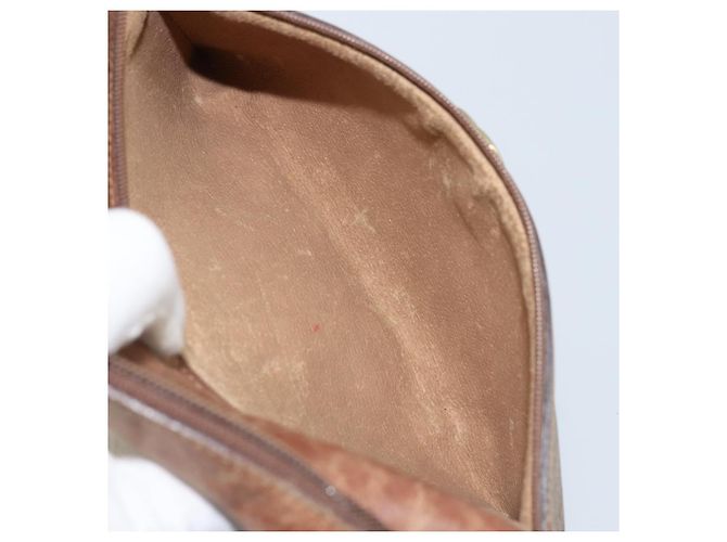 Gucci Sac à épaule Micro GG Supreme en PVC beige et or 001 067 1281 Auth 173586 Doré - vue 24