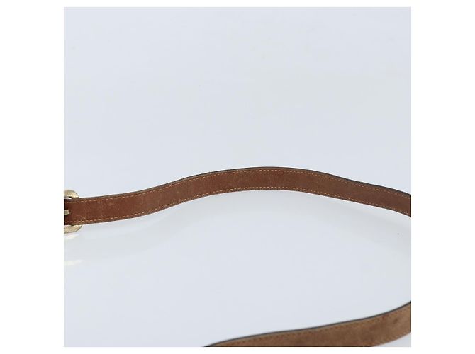 Gucci Sac à épaule Micro GG Supreme en PVC beige et or 001 067 1281 Auth 173586 Doré - vue 8