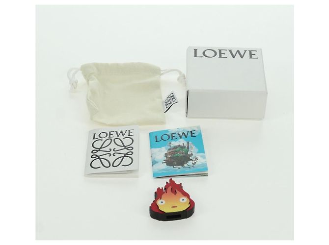 LOEWE Studio Ghibli Charm Calcifer del Castello Errante di Howl Rosso Auth 166951SM - vista 9