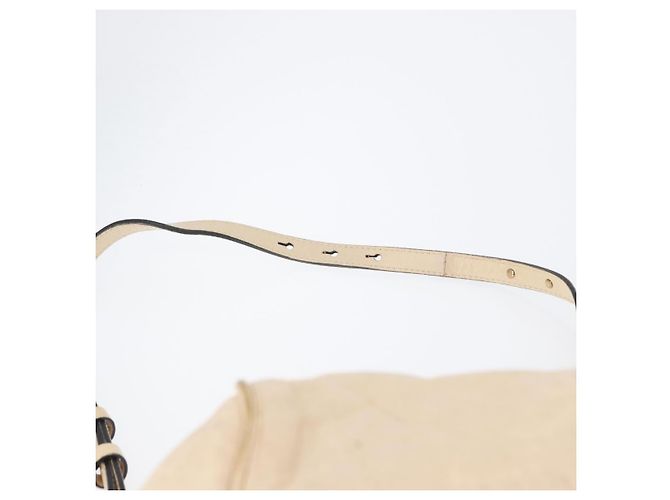 Chloé Borsa a mano in pelle Chloe Etel 2 vie beige oro Auth am10775 D'oro - vista 10