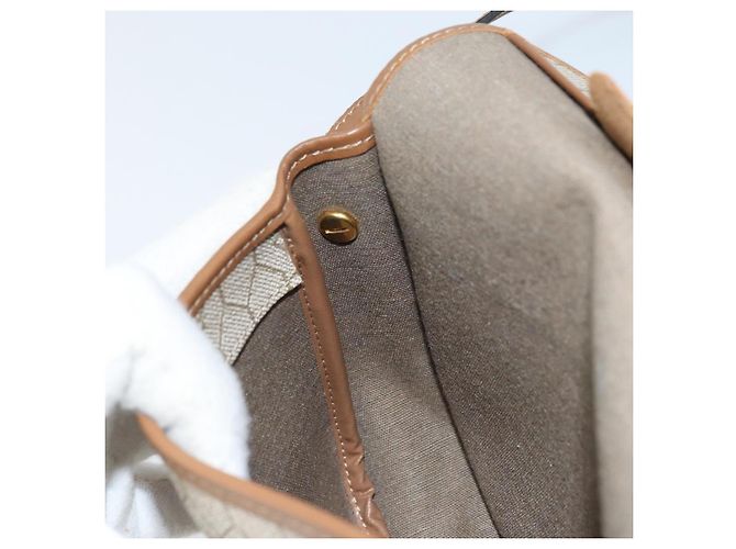 Borsa a Spalla in Tela Honeycomb PVC Beige Oro Auth ka2785 Christian Dior - vista 19