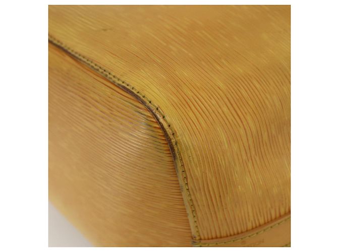 Noe LOUIS VUITTON Borsa a Spalla Petit Noé Epi Gialla M44109 LV Auth BA11042 Giallo - vista 15