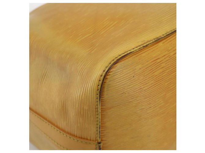 Noe LOUIS VUITTON Borsa a Spalla Petit Noé Epi Gialla M44109 LV Auth BA11042 Giallo - vista 16