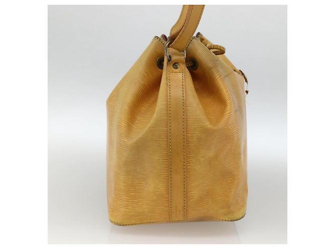 Noe LOUIS VUITTON Borsa a Spalla Petit Noé Epi Gialla M44109 LV Auth BA11042 Giallo - vista 3